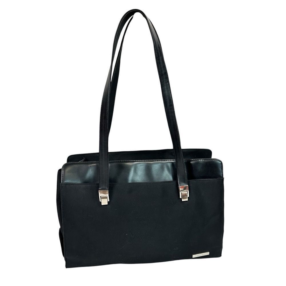 Rosetti Crossbody Computer Messenger Bag Multiple Compartments Black